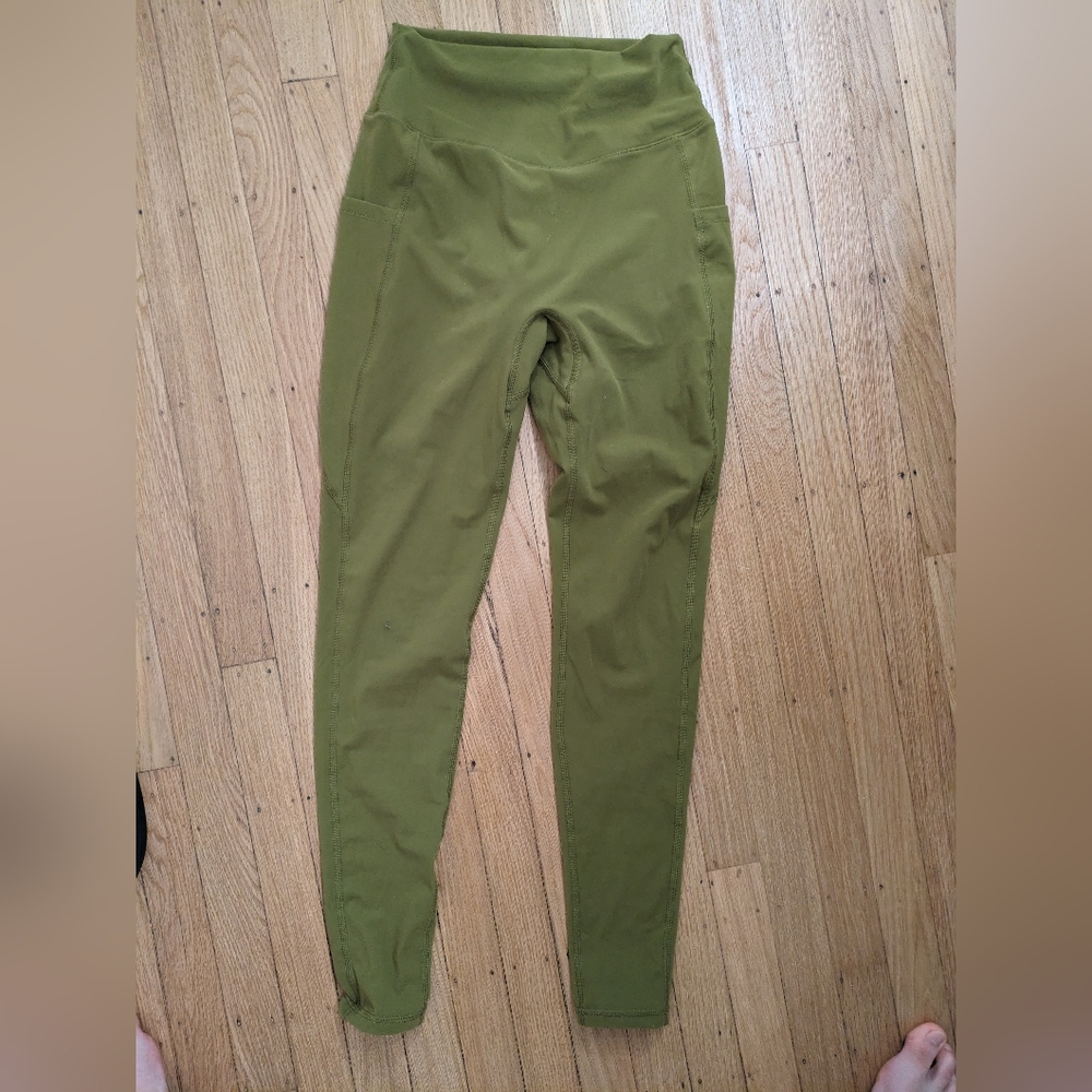 Buffbunny Rosa pocket leggings Olivia Olive color